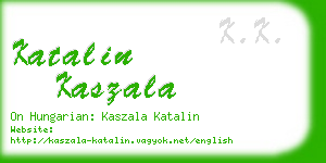 katalin kaszala business card